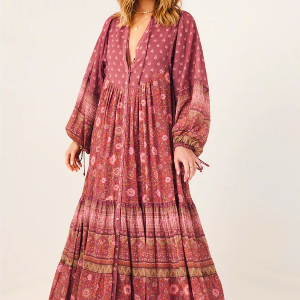 NWT Spell & The Gypsy Utopia Berry Gown